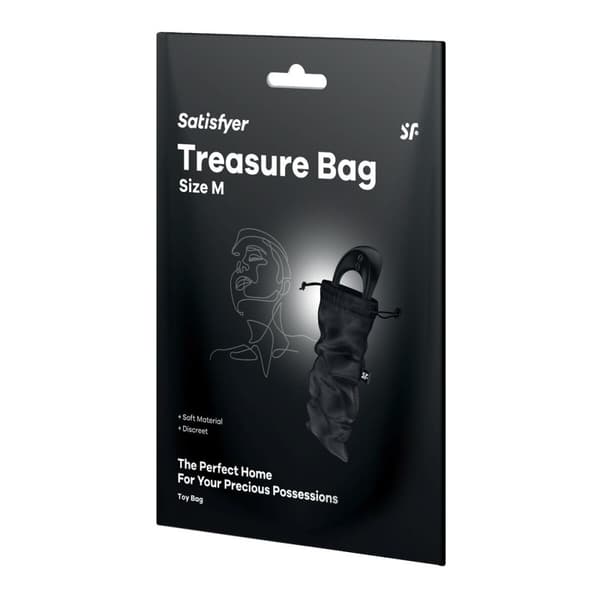 Sugstimulator för klitoris Satisfyer Treasure Svart M