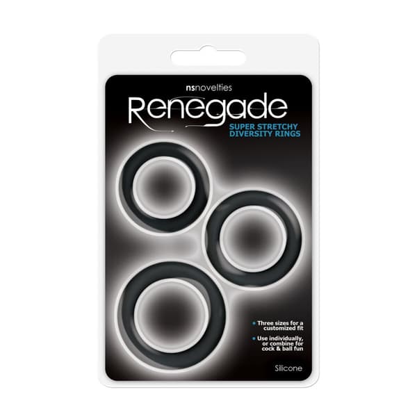 Penisring NS Novelties Renegade Svart