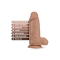 Miniatyrbild 7 av 11: Dildo Blush Au Naturel Brun Ø 7,4 cm