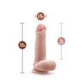 Miniatyrbild 9 av 11: Realistisk dildo Blush Dr Skin PVC Ø 4,4 cm (12,7 cm)