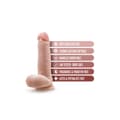 Miniatyrbild 11 av 11: Realistisk dildo Blush Dr Skin PVC Ø 4,4 cm (12,7 cm)