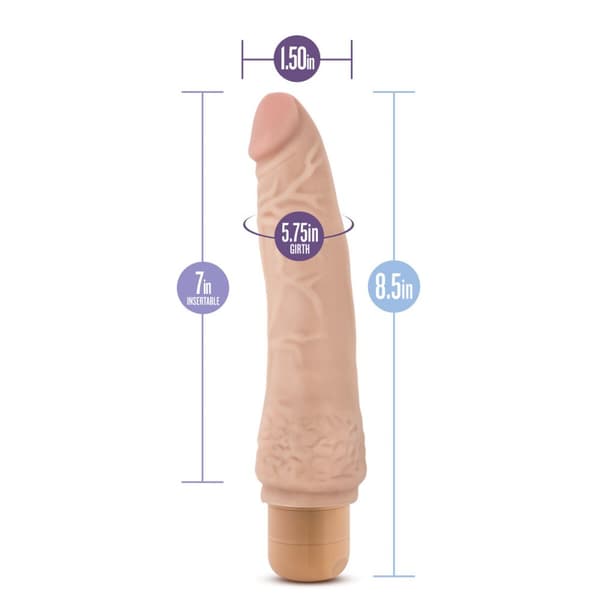 Realistisk dildo Blush Dr Skin PVC Ø 5,4 cm (17,7 cm) (21,5 cm)