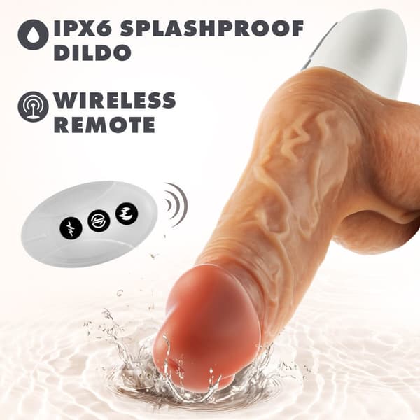 Realistisk Dildo Blush Dr Skin Silikone Ø 3,6 cm (13,9 cm)