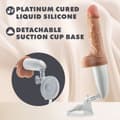 Miniatyrbillede 5 af 11: Realistisk Dildo Blush Dr Skin Silikone Ø 3,6 cm (13,9 cm)
