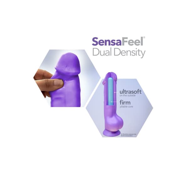 Dildo Blush Au Naturel Purppura Ø 5,8 cm