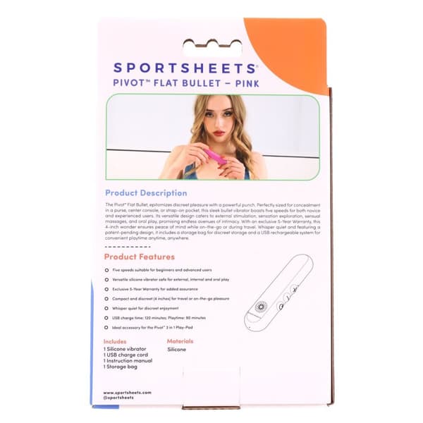 Vibrerande patron Sportsheets Pivot Rosa