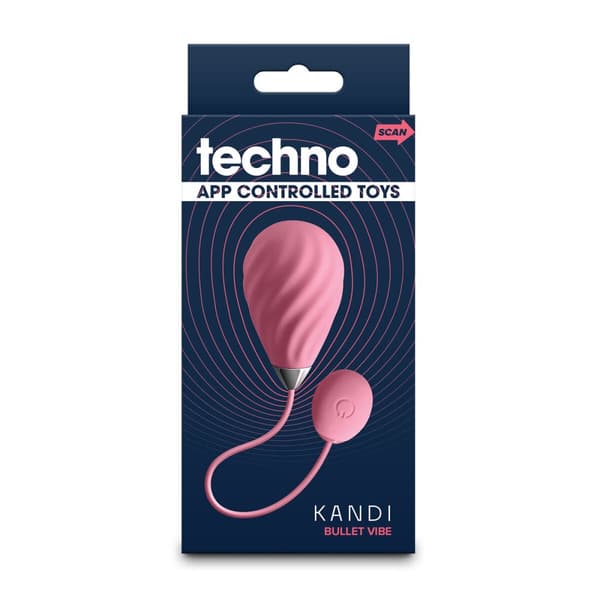 Egg vibraattori NS Novelties Techno Kandi Pinkki
