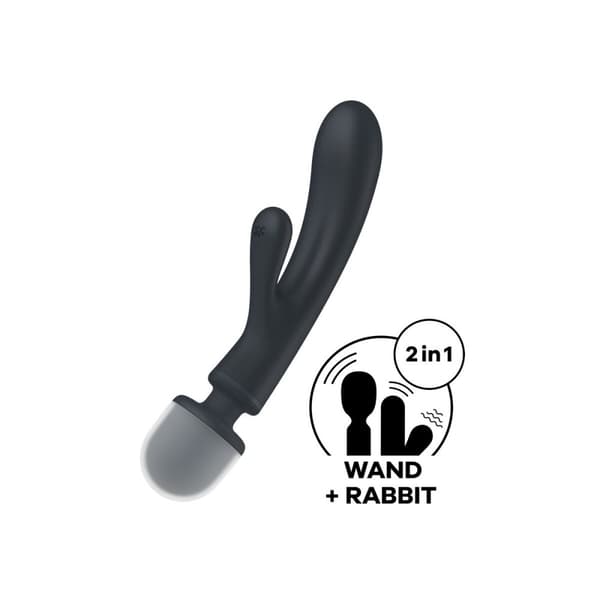 Dual Stimulation Vibe- vibraattori Satisfyer Triple Lover Harmaa