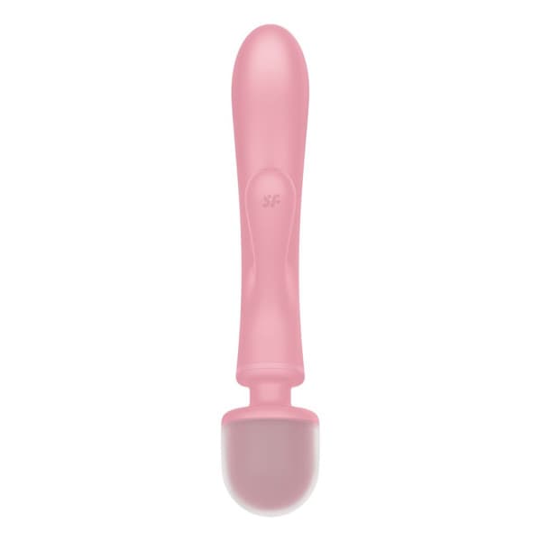 Dubbelvibrator Dual Stimulation Vibe Satisfyer Triple Lover Rosa