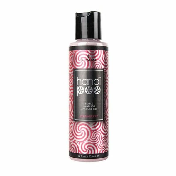 Handipop Jordgubb Hand Job Massagegel 125 ml Sensuva VL484 125 ml