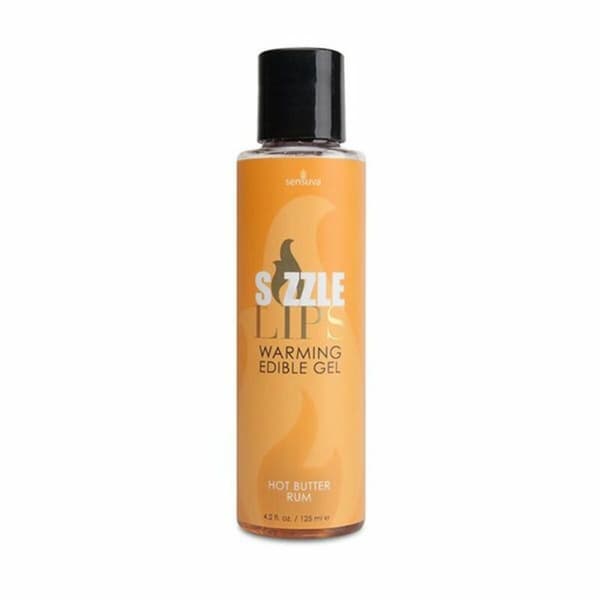 Sizzle Lips Butter Rum Uppvärmande Ätbart Gel 125 ml Sensuva 7327 125 ml