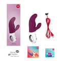 Pikkukuva 4 / 7: Dual Stimulation Vibe- vibraattori Fun Factory Miss Bi Purppura
