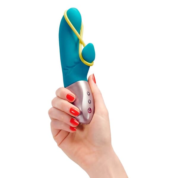 Dual Stimulation Vibe- vibraattori Fun Factory Amorino Sininen