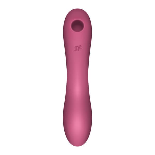Dubbelvibrator Dual Stimulation Vibe Satisfyer CURVY TRINITY 3 Röd