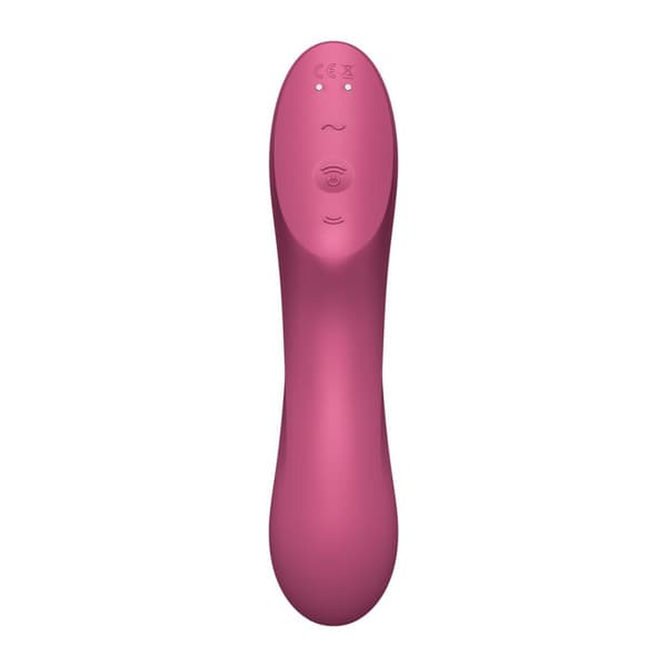 Dual Stimulation Vibe- vibraattori Satisfyer CURVY TRINITY 3 Punainen