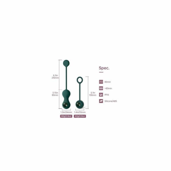Painotettu Kegel treenisetti Magic Motion