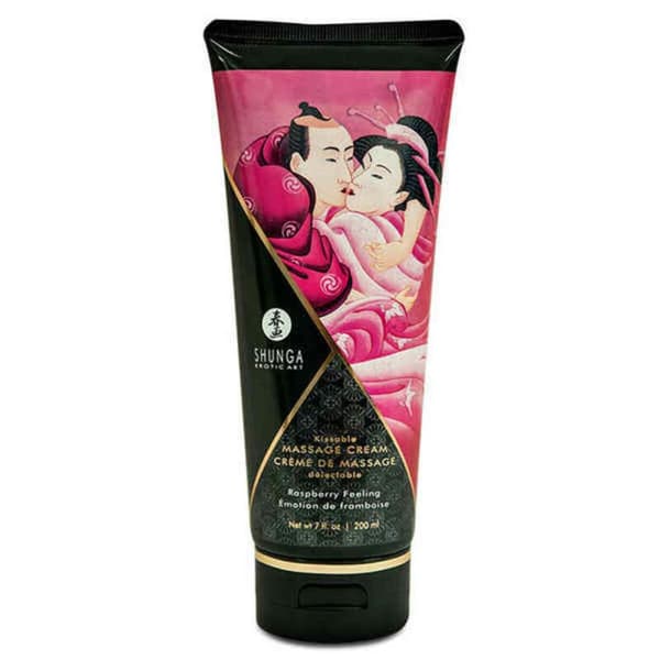 Flødefarvet Shunga SH4101 Hindbær 200 ml