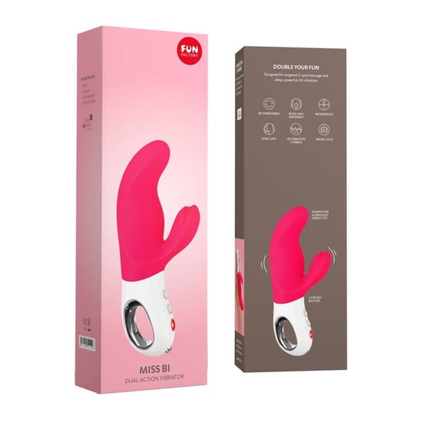 Dual Stimulation Vibe Fun Factory Miss Bi Pink
