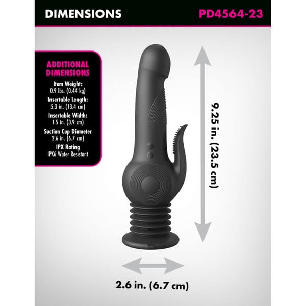 G-spotvibrator Pipedream Fetish Fantasy Series Svart