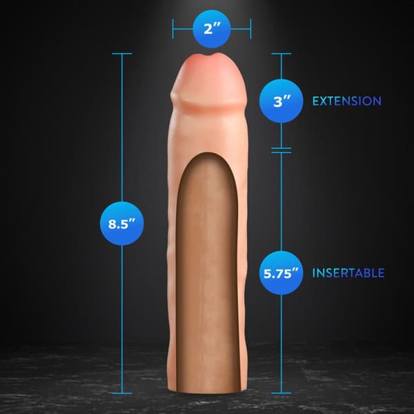 Penisskydd Blush Performance Plus Kött Ø 3,8 cm 21,6 cm