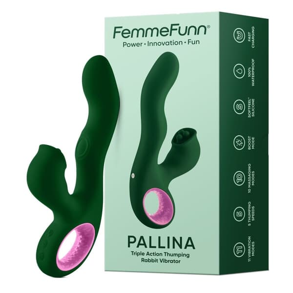 G-pistevibraattori FemmeFunn Vihreä