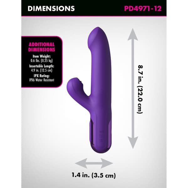 G-pistevibraattori Pipedream Fantasy for her Purppura