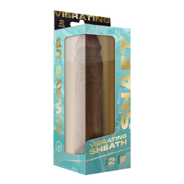 Penissuoja Shaft Ruskea Ø 4,8 cm 17,5 cm