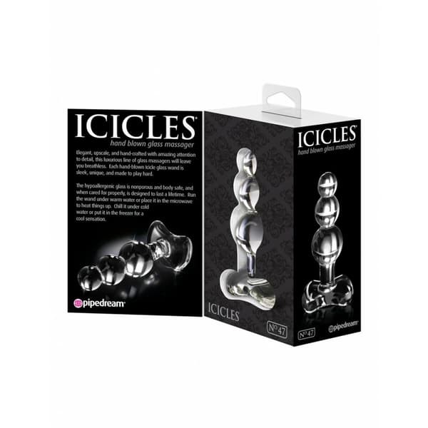 Anustappi Pipedream Icicles Läpinäkyvä