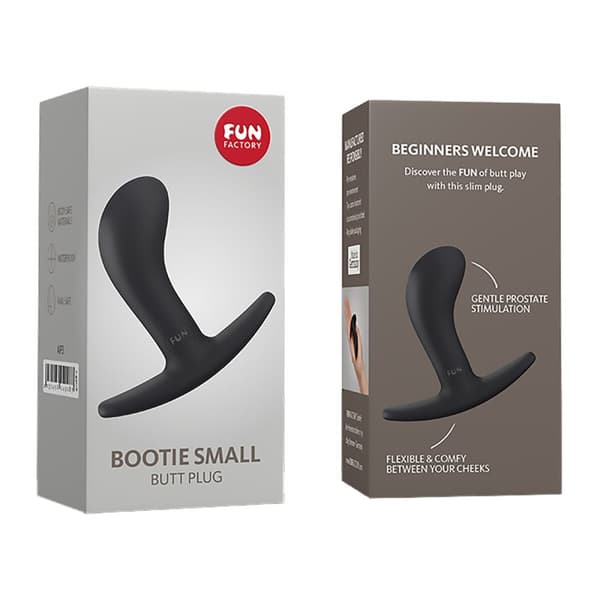 Värisevä anustappi Fun Factory BOOTIE SMALL Musta