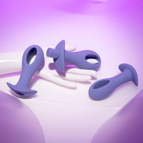 Analplugg Evolved Purpur (8,9 cm) (9,5 cm) (10,1 cm)