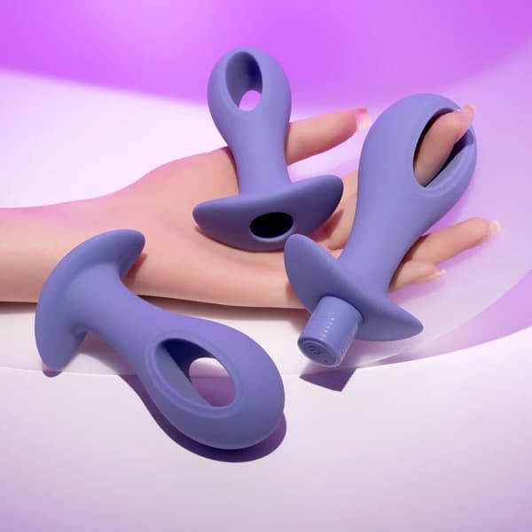 Analplugg Evolved Purpur (8,9 cm) (9,5 cm) (10,1 cm)