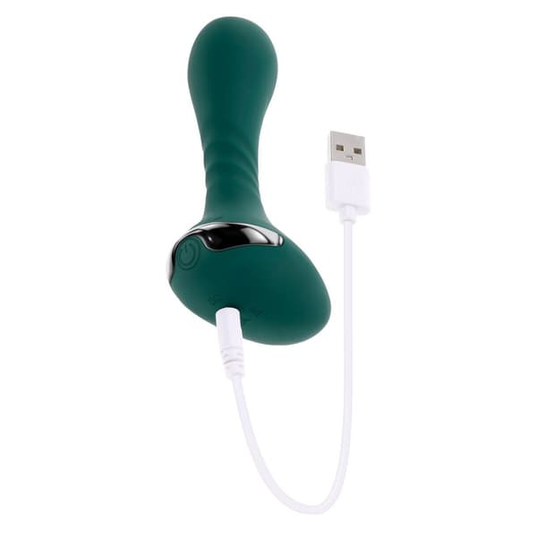 Analplugg Evolved Gender X Grön (8,3 cm)