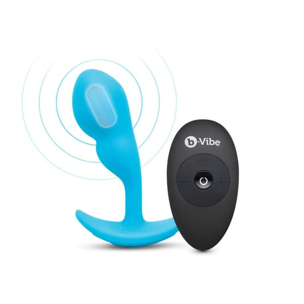 Analplugg med fjärrkontroll B-Vibe Blå