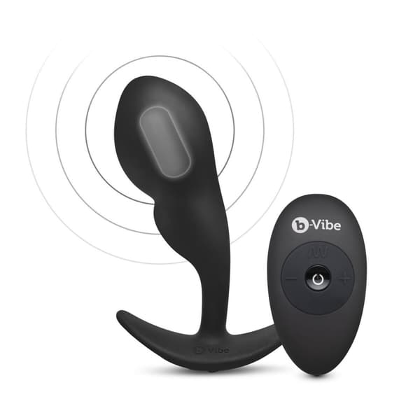 Analplugg med fjärrkontroll B-Vibe Svart