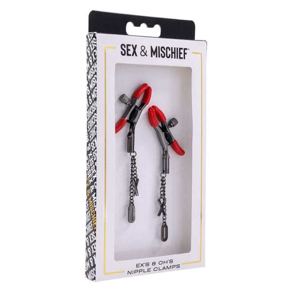 Vårtklämmor med Kedja Sportsheets Sex and Mischief