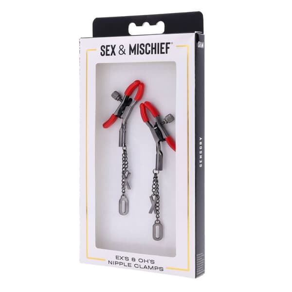 Vårtklämmor med Kedja Sportsheets Sex and Mischief