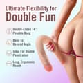 Miniatyrbild 7 av 11: Smekningsapparat Double Penetration Blush Dr Skin Kött