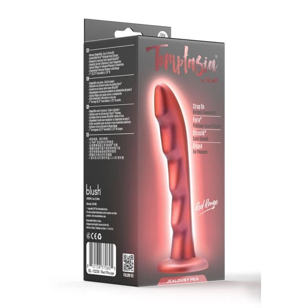 Dildo Blush Temptasia Röd Ø 3,2 cm
