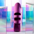 Miniatyrbild 9 av 11: Dubbelvibrator Dual Stimulation Vibe Evolved Playboy Purpur