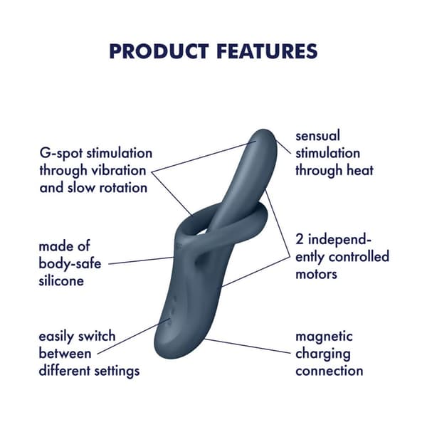 G-spotvibrator Satisfyer Grå
