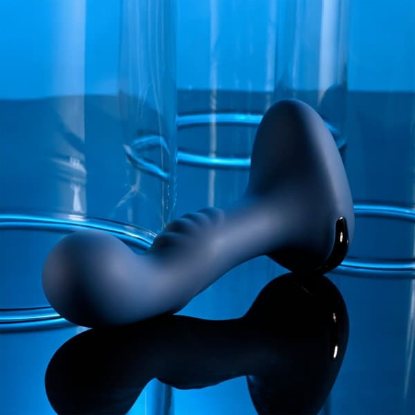 Cassini Anal Vibrator Svart Evolved Zero Tolerance Blå