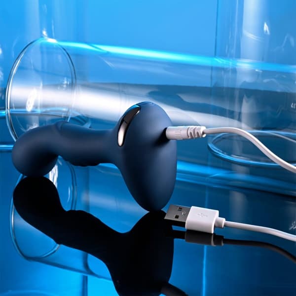 Cassini Anal Vibrator Svart Evolved Zero Tolerance Blå