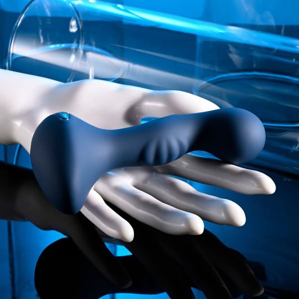 Cassini Anal Vibrator Svart Evolved Zero Tolerance Blå