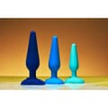 Pikkukuva 5 / 11: Gplug Small- värisevä anustappi, vaaleanpunainen B-Vibe Sininen (10 cm) (12 cm)