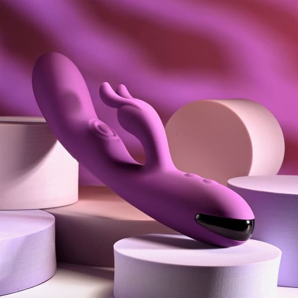 Dual Stimulation Vibe- vibraattori Evolved Playboy Purppura