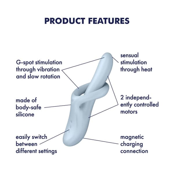 G-pistevibraattori Satisfyer Sininen