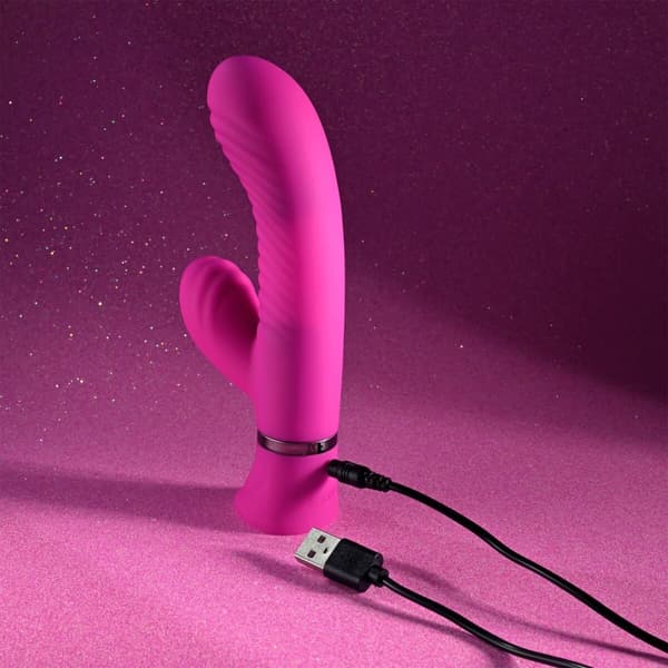 Dual Stimulation Vibe- vibraattori Evolved Selopa Pinkki