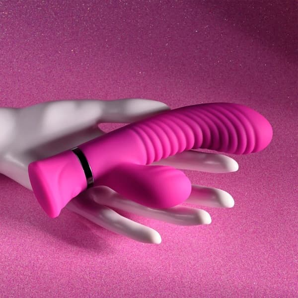 Dual Stimulation Vibe- vibraattori Evolved Selopa Pinkki