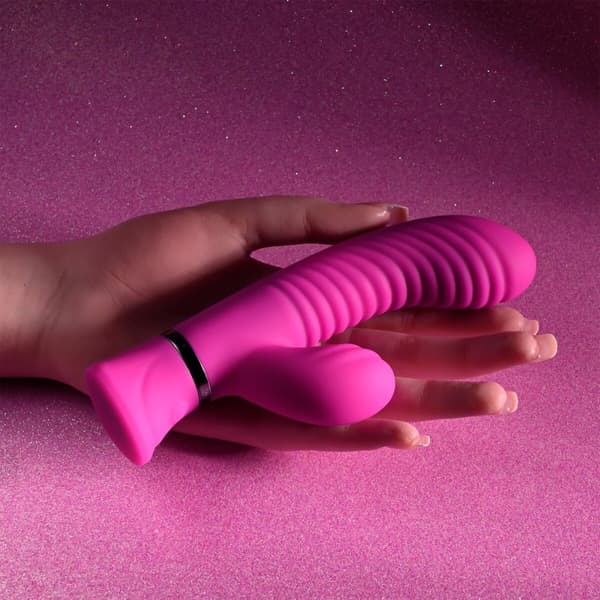 Dual Stimulation Vibe- vibraattori Evolved Selopa Pinkki