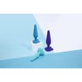Miniatyrbillede 6 af 11: Gplug Small Neon Rose B-Vibe Blå (10 cm) (12 cm)